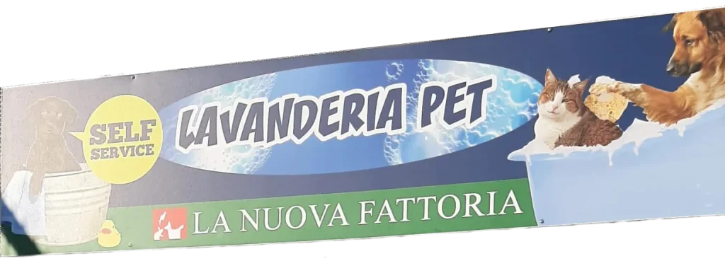 Insegna Lavanderia PET self service de La Nuova Fattoria